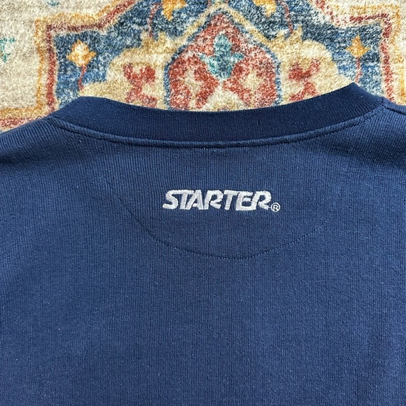 Vintage Starter Dallas Cowboys 1/2 Sleeve Sweatshirt Size XL - Picture 6 of 6